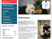 Tablet Screenshot of dine-dyr.dk